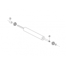 Вал протяжки (подачи) этикеток  203 dpi & 300 dpi, механизма намотки этикеток (Kit Platen Roller / Kit Rewind Roller) |  PN: G46278M