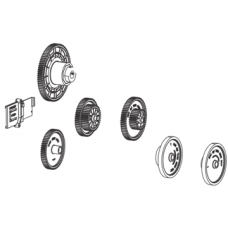 Привод (комплект), включая шестерни 203 dpi & 300 dpi  (Kit Drive Gears ZT200 Series) |  PN: P1037974-029