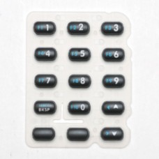 Клавиатура резиновая терминала, 15 клавиш (TAB 2/3)  |  PN: 